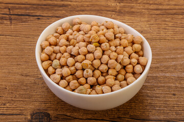 Vegan cuisine - Dry chickpea heap