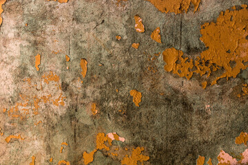abstract wall background, various old oil paints on the wall, beautiful texture, suitable for background