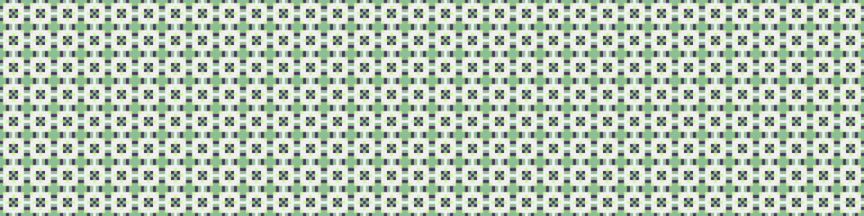 Fototapeta premium Abstract Cross Pattern Dots Logo generative computational art illustration