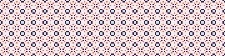 Abstract Cross Pattern Dots Logo generative computational art illustration