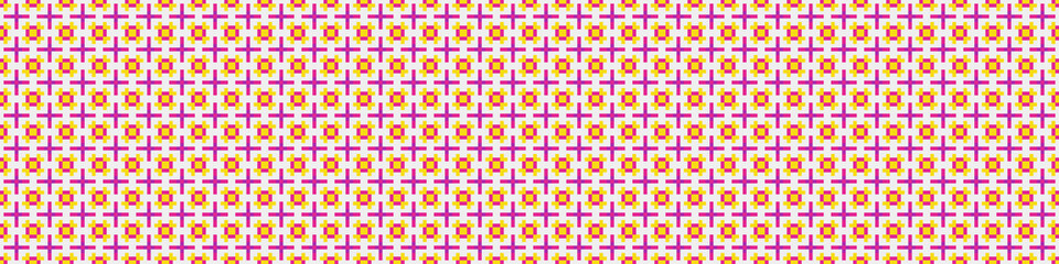 Fototapeta premium Abstract Cross Pattern Dots Logo generative computational art illustration