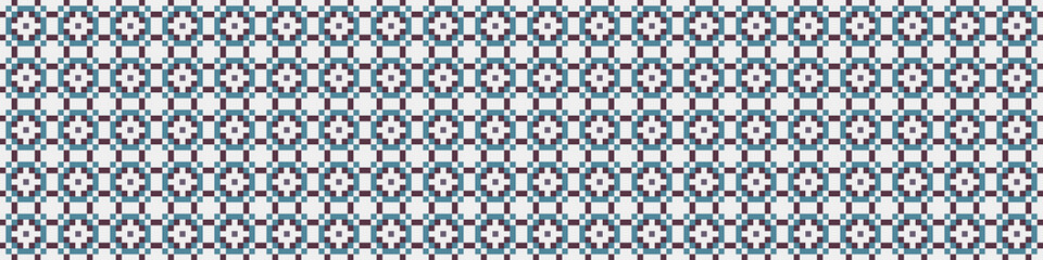 Abstract Cross Pattern Dots Logo generative computational art illustration