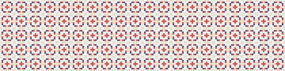 Abstract Cross Pattern Dots Logo generative computational art illustration