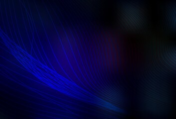 Dark Blue, Red vector blurred bright template.
