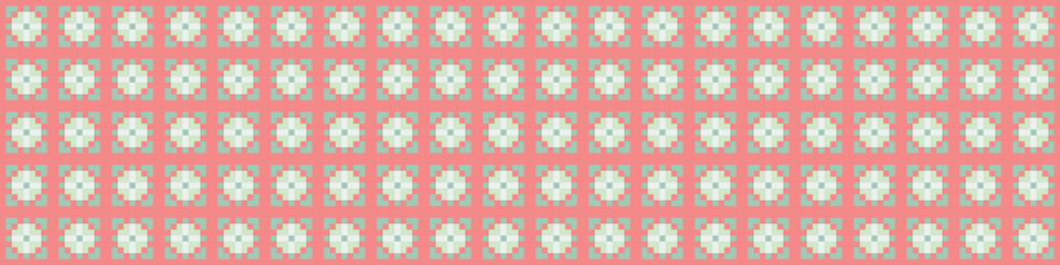 Abstract Cross Pattern Dots Logo generative computational art illustration