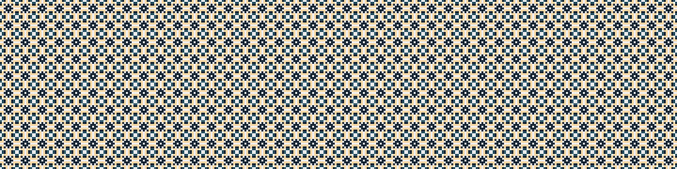 Abstract Cross Pattern Dots Logo generative computational art illustration