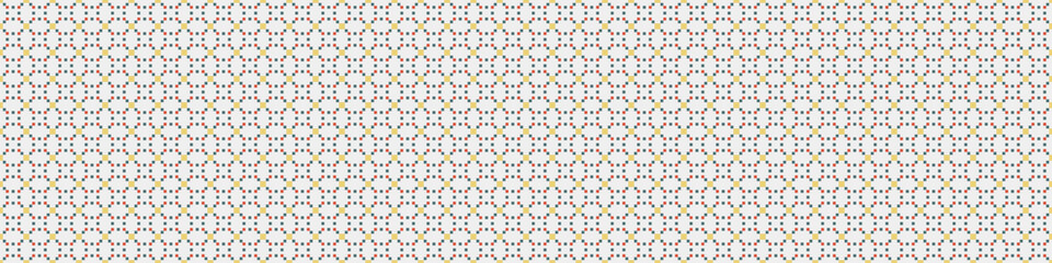 Abstract Cross Pattern Dots Logo generative computational art illustration