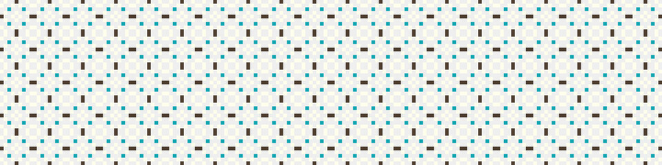 Fototapeta premium Abstract Cross Pattern Dots Logo generative computational art illustration