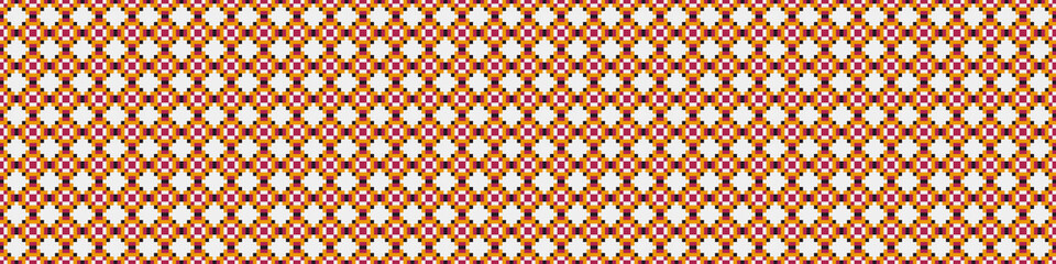 Abstract Cross Pattern Dots Logo generative computational art illustration