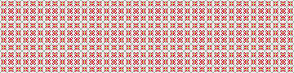 Abstract Cross Pattern Dots Logo generative computational art illustration