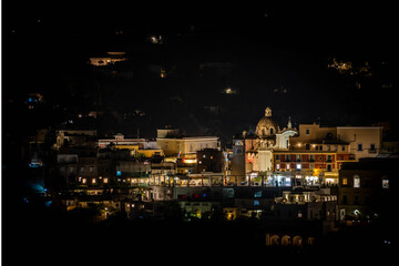Fototapeta na wymiar Capri Center in the night