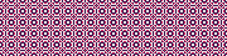 Fototapeta premium Abstract Cross Pattern Dots Logo generative computational art illustration