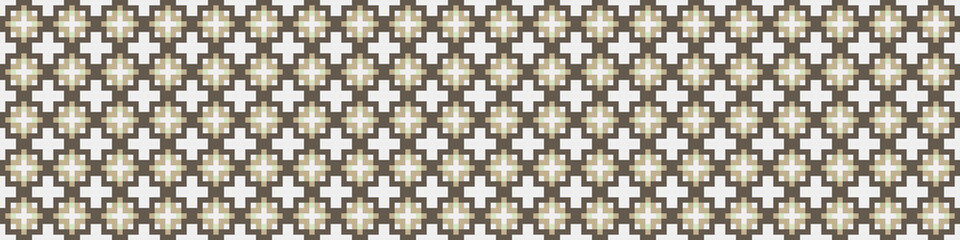 Abstract Cross Pattern Dots Logo generative computational art illustration