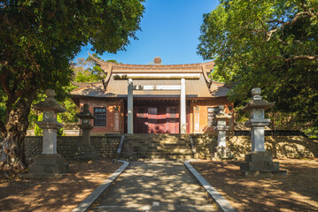 Naklejka premium facade from Tongxiao Shinto Shrine in miaoli, taiwan