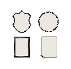 Border and frame vector