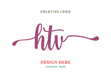 HTV lettering logo is simple, easy to understand and authoritative