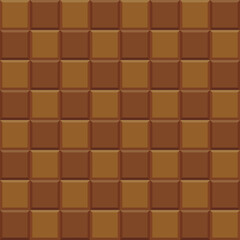 シンプルなタイルのエンドレスパターン（チョコレートカラー）