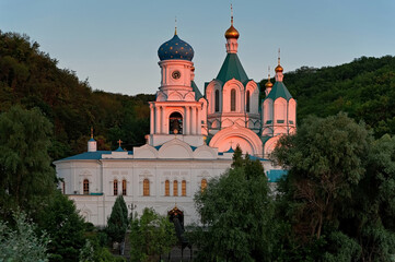 The Pokrovsky Chruch of Sviatohirsk Lavra in Sviatohirsk, Ukraine