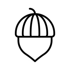 Acorn icon, Thanksgiving related vector