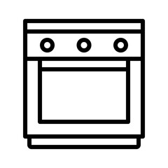 Fototapeta premium Oven icon, Thanksgiving related vector