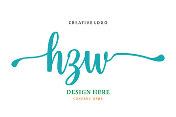 HZW lettering logo is simple, easy to understand and authoritative