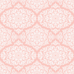 Orient classic pattern. Seamless abstract background with vintage white elements. Orient background. Ornament for wallpaper and packaging