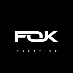 FOK Letter Initial Logo Design Template Vector Illustration