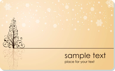 Simple design background, with the theme of Merry Christmas and New Year, color gradations, for the needs of New Year and Christmas backgrounds, simple text. gold gradient, vector EPS10