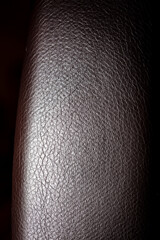 Brown leather as an abstract background.
