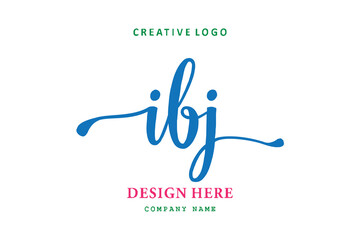 IBJ lettering logo is simple, easy to understand and authoritative