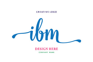 IBM lettering logo is simple, easy to understand and authoritative