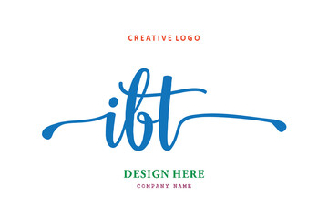 IBT lettering logo is simple, easy to understand and authoritative
