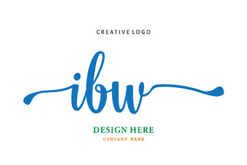 IBW lettering logo is simple, easy to understand and authoritative