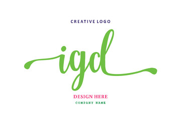 IGD lettering logo is simple, easy to understand and authoritative