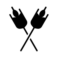 Wheat icon, Thanksgiving related vector