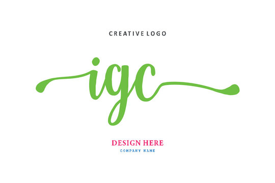 IGC lettering logo is simple, easy to understand and authoritative