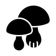 Mushroom icon, Thanksgiving related vector