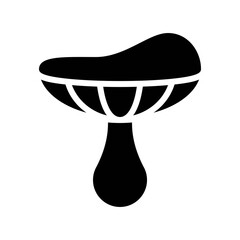 Mushroom icon, Thanksgiving related vector
