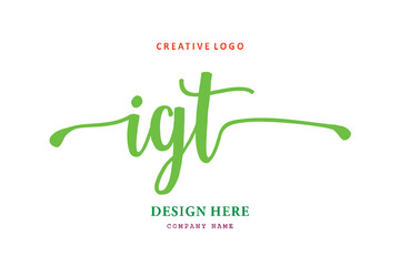 IGT lettering logo is simple, easy to understand and authoritative