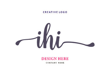IHI lettering logo is simple, easy to understand and authoritative