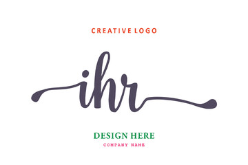 IHR lettering logo is simple, easy to understand and authoritative