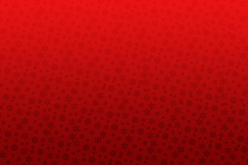 Christmas red background with snowflakes