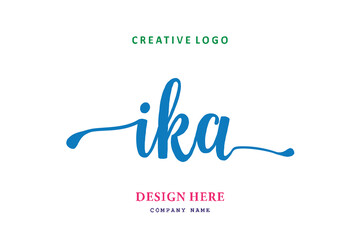 IKA lettering logo is simple, easy to understand and authoritative
