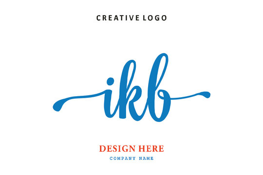 IKB lettering logo is simple, easy to understand and authoritative