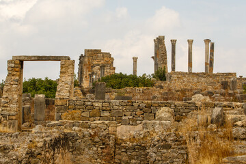 Volubilis , old Roman city in Morocco