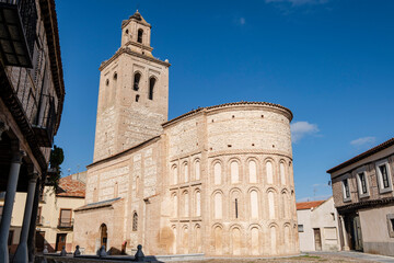 Fototapeta na wymiar Church of Santa María la Mayor, Mudejar style, late 12th century, Arévalo, Ávila province, Spain