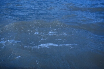 Texture of water in the sea
