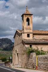 Fototapeta na wymiar Parish church of s´Esgleieta, Esporles, mallorca, Spain