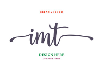 IMT lettering logo is simple, easy to understand and authoritative