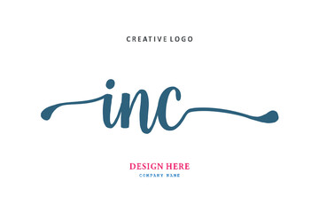 INC lettering logo is simple, easy to understand and authoritative